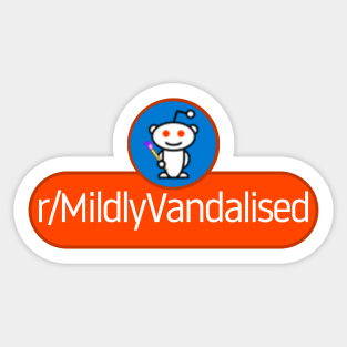 SubReddit: Mildly Vandalised Sticker